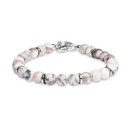 Bracciale Tramonto in Diaspro Zebrato rosa