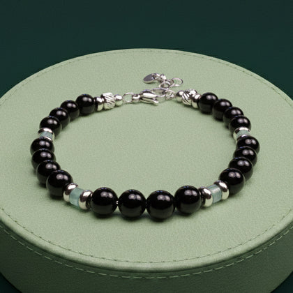 Zagara-Armband aus Onyx und Aventurin | 6mm