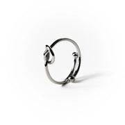 Anello Intreccio color argento