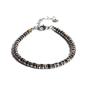 Bracciale Levante in Ematite e Occhio di Tigre