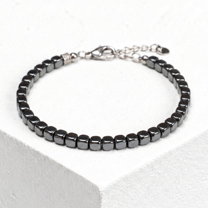 Palazzo-Armband aus Hämatit | 4mm