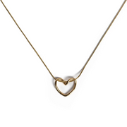 Collana Intreccio in acciaio color Oro