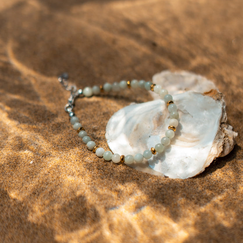 Bracciale Respiro d'Oceano in Giada
