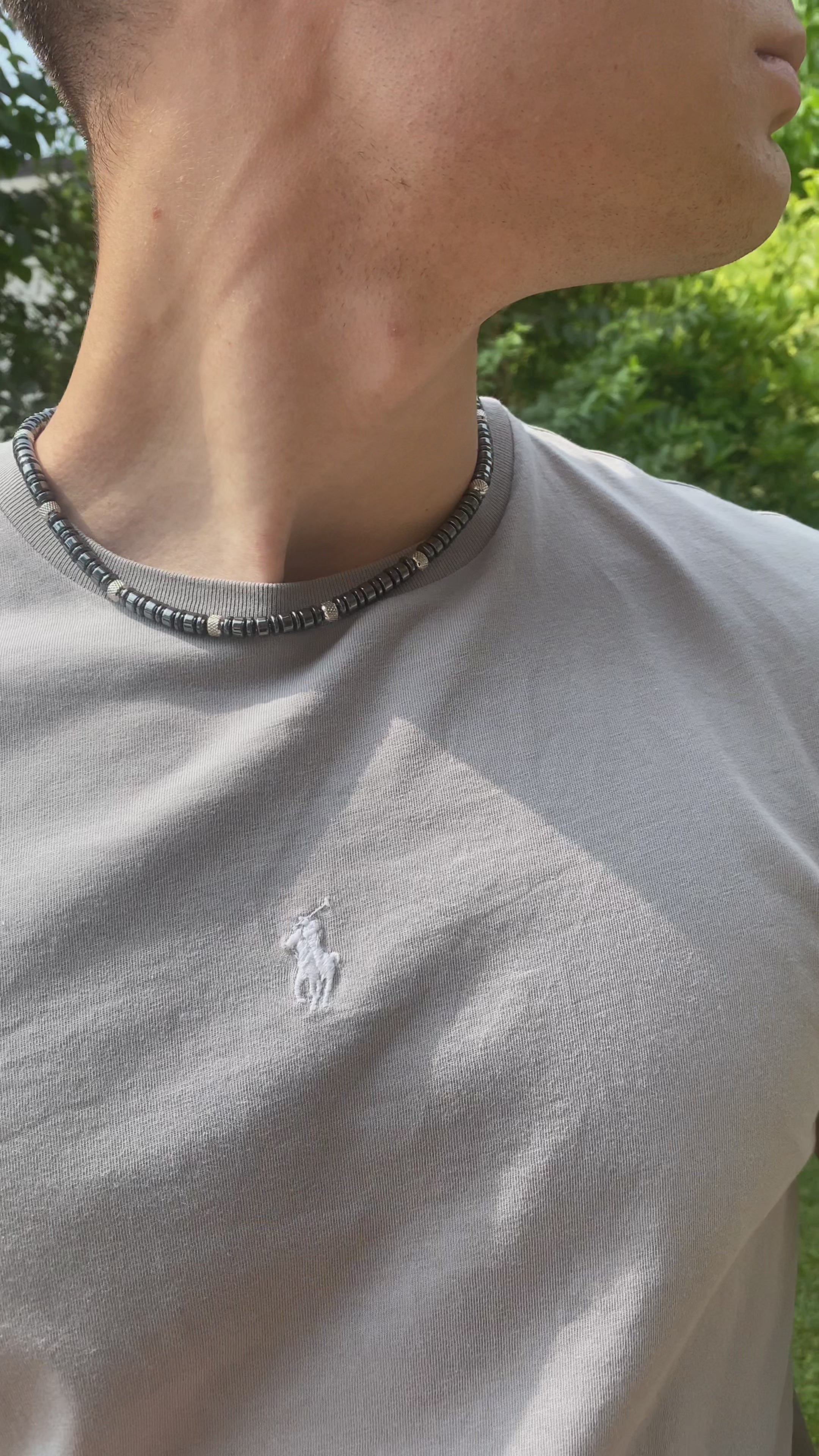 Carica video: Collana Navàl 2.0 in ematite