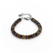 Bracciale Sospiri in ematite e occhio di tigre
