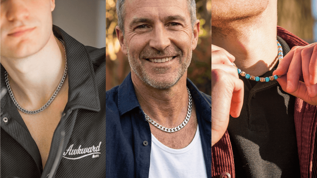 Collana Uomo Argento, Acciaio o Pietre? La Guida Definitiva