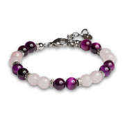 Bracciale Gemma in occhio di tigre e giada