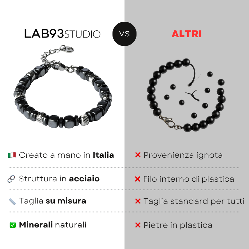 Navàl bracelet in hematite