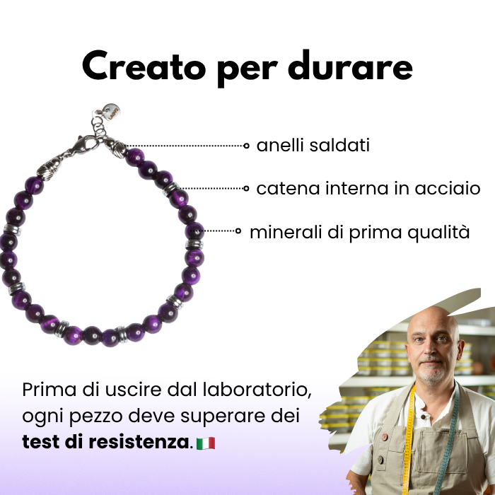 Bracciale Signoria in occhio di tigre