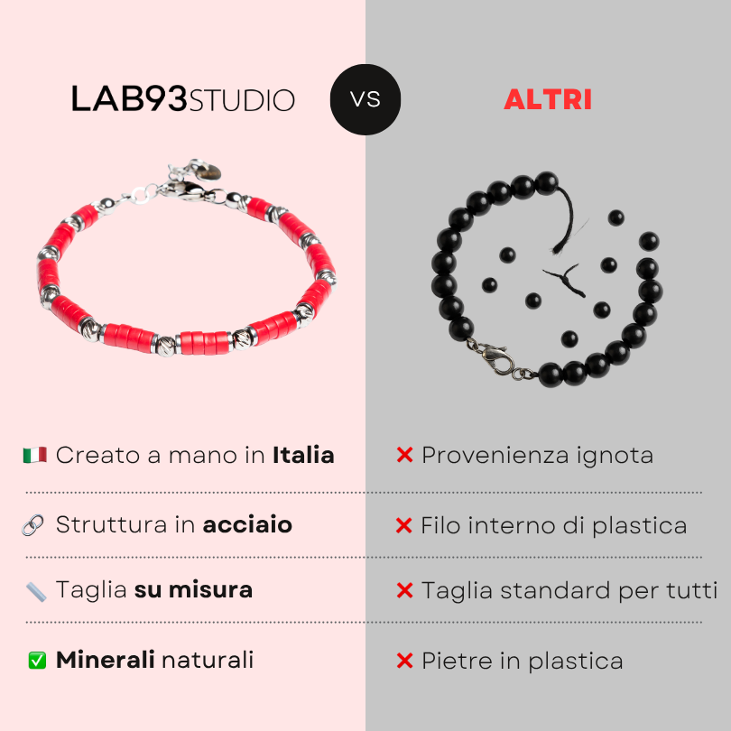 Bracciale Aria in agata rossa