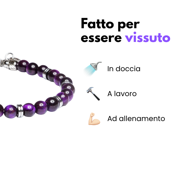 Bracciale Signoria in occhio di tigre