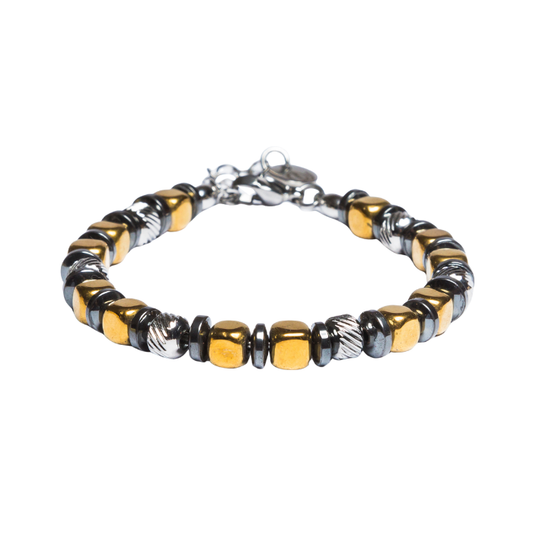 Bracciale Navàl in Ematite color Oro