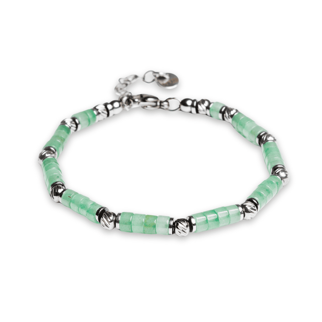 Bracciale Eclisse in agata verde