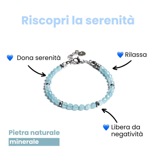 Serenity Bracelet in Blue Angelite