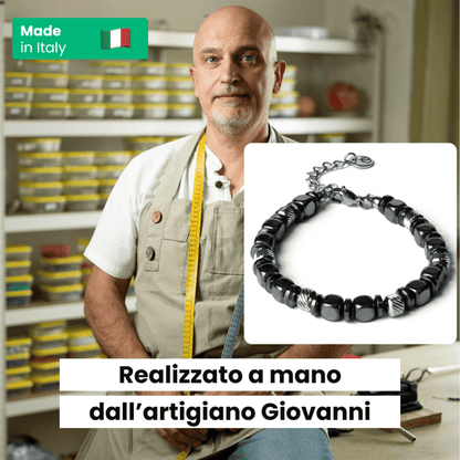 Navàl bracelet in hematite