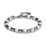 Bracciale Equilibrio in Howlite bianca