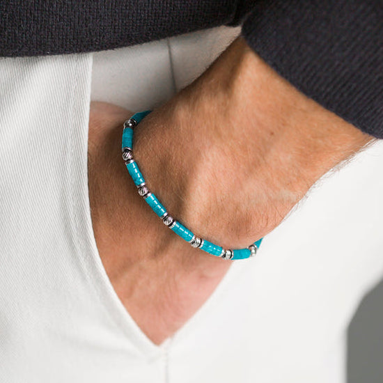 Bracciale Mira in quarzo azzurro | 4mm