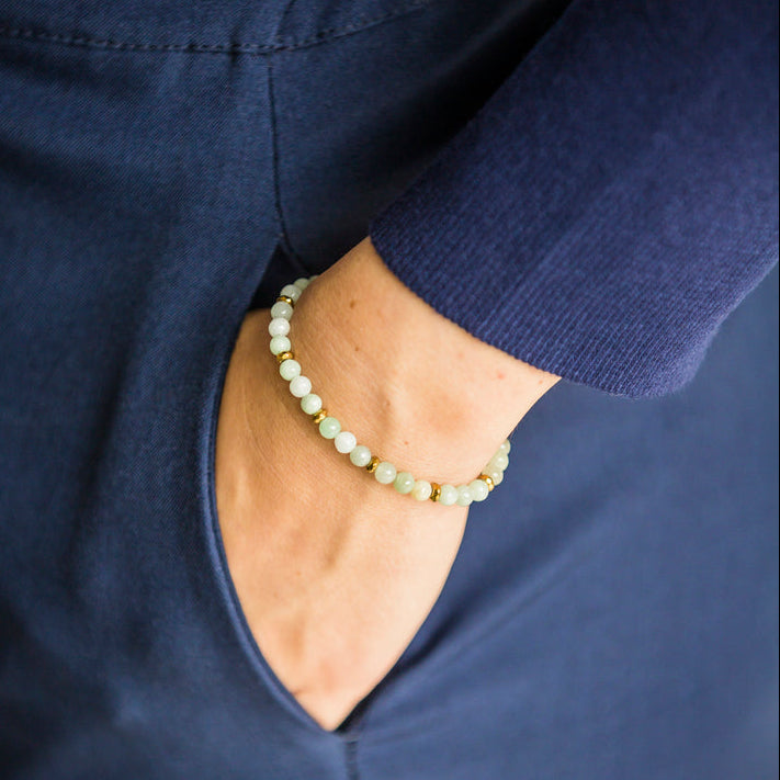 Bracciale Respiro d'Oceano in Giada