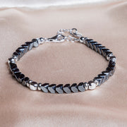 Bracciale Senatore | Argento 925 & Ematite