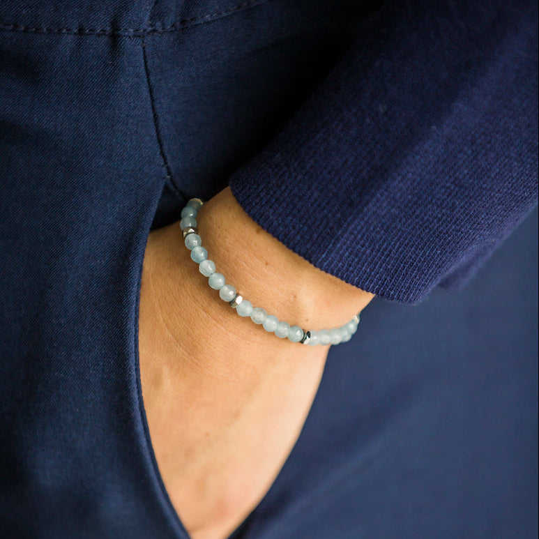 Bracciale Serenità in Angelite azzurra