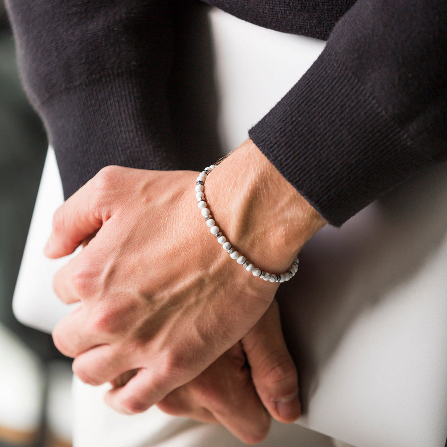 Bracciale Silenzio in Aulite bianca