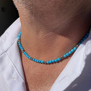 Collana Eterna i Howlite turchese