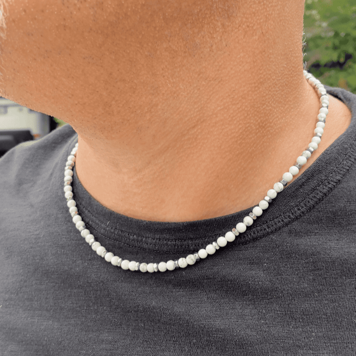 Collana Silenzio in Aulite bianca