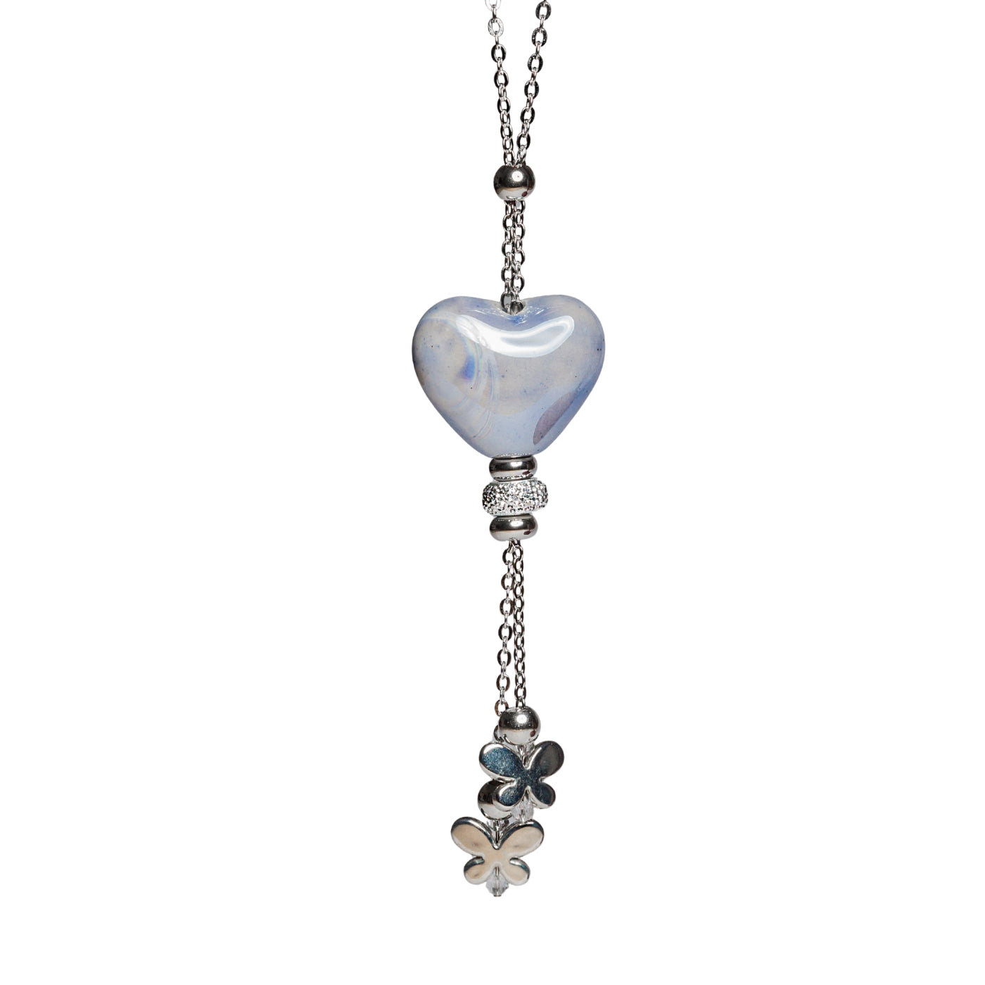 Collana donna sfondo bianco artigianale