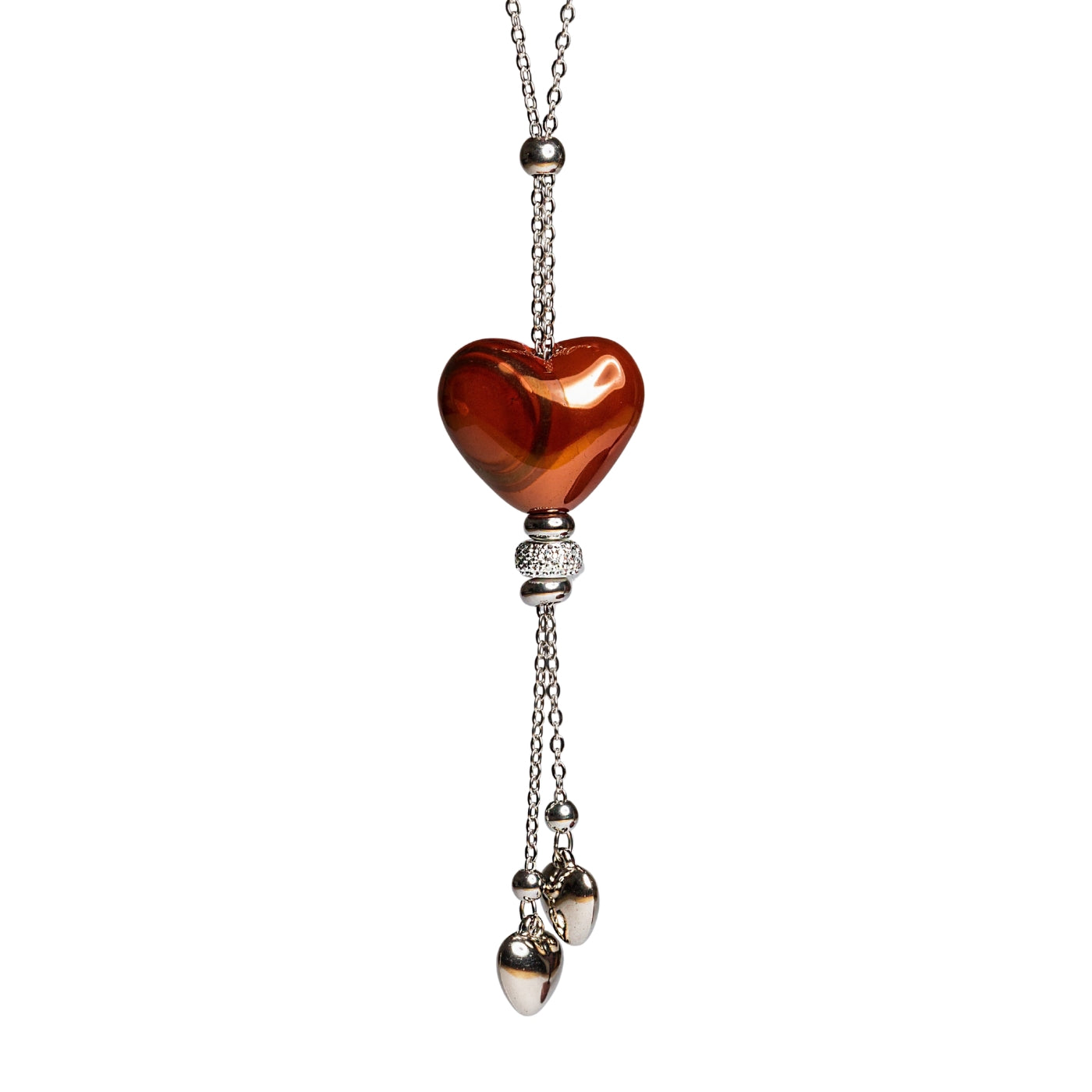 Collana donna sfondo bianco artigianale