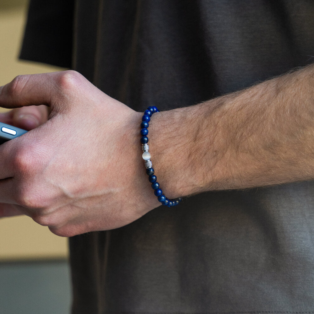 Bracciale in lapislazzuli | 6mm