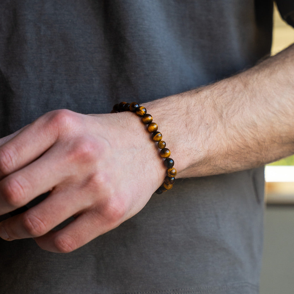 Bracciale in occhio di tigre | 8mm