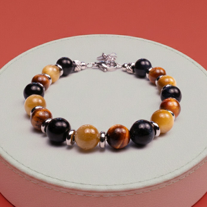 Bracciale Terraviva in occhio di tigre | 8mm