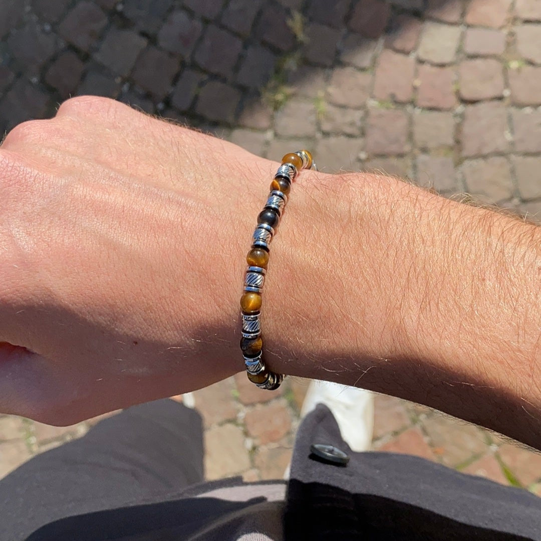 Bracciale Terra in occhio di tigre