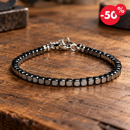 Palazzo-Armband aus Hämatit || 4mm
