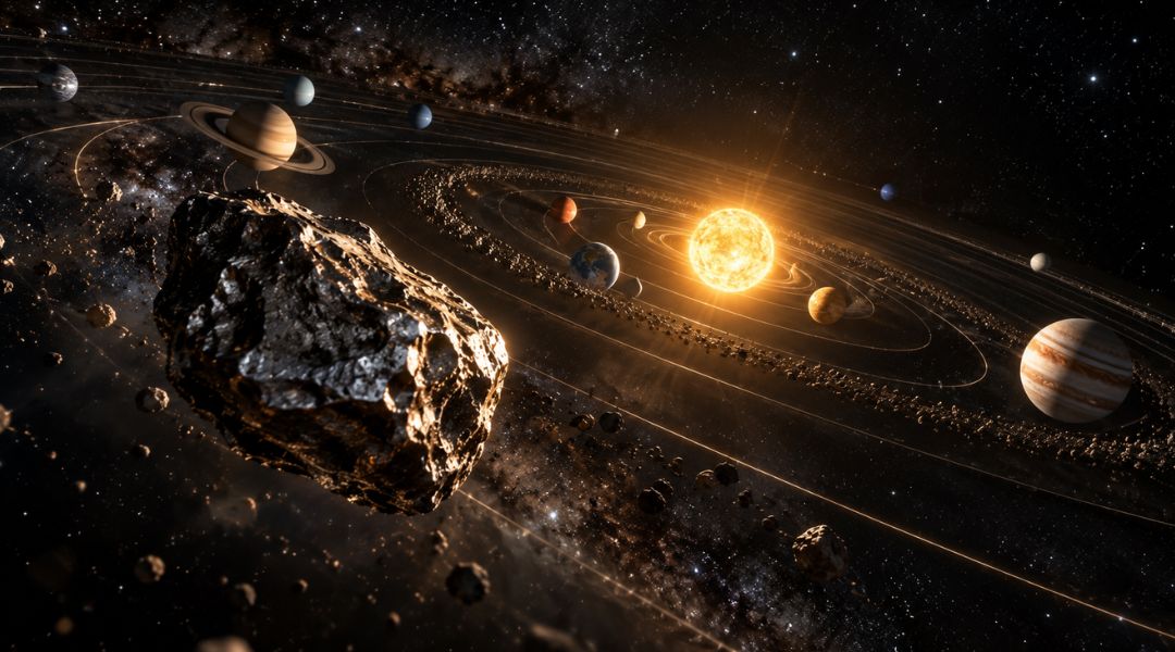 L'asteroide nel Sistema Solare