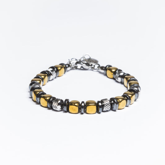 Bracciale Navàl in Ematite color Oro