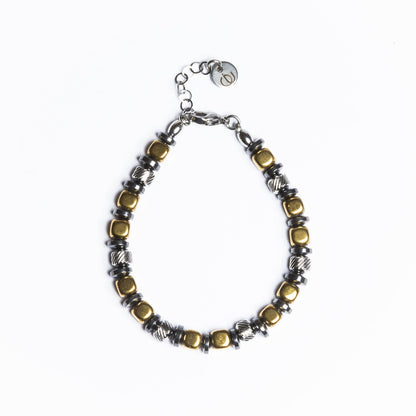 Bracciale Navàl in Ematite color Oro