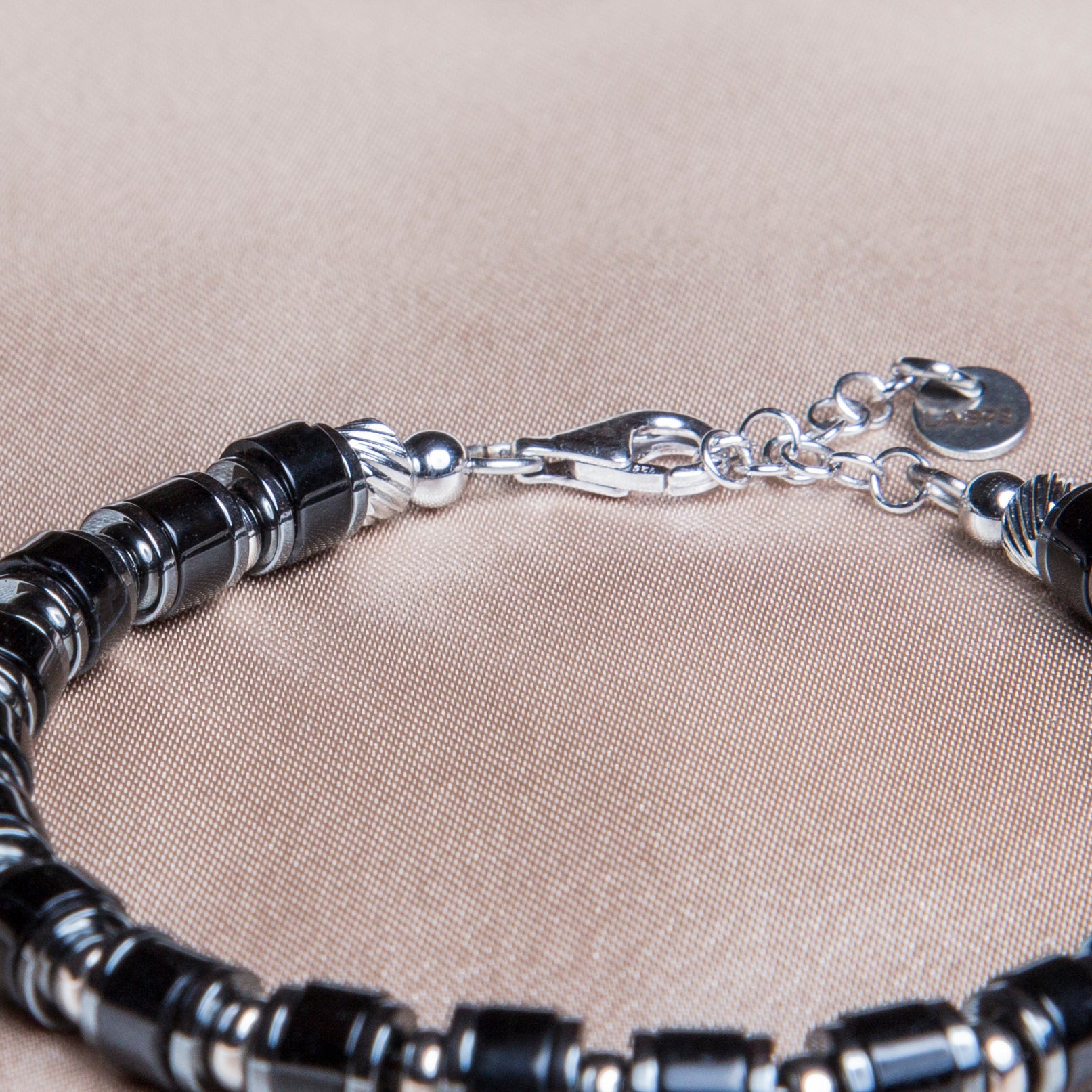 Bracciale Mystico | Argento 925 & Agata & Ematite