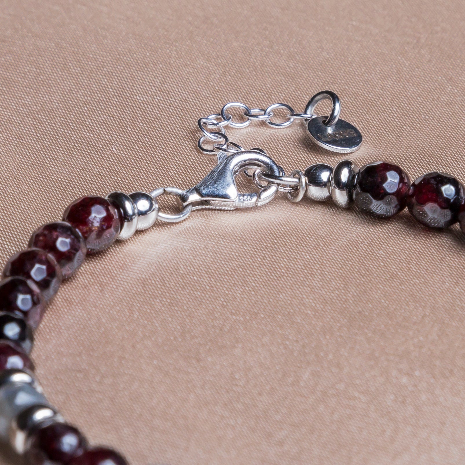 Bracciale Eclipse | Argento 925 & Granato