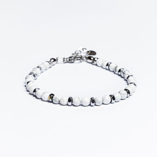 Silence Bracelet in White Aulite | woman