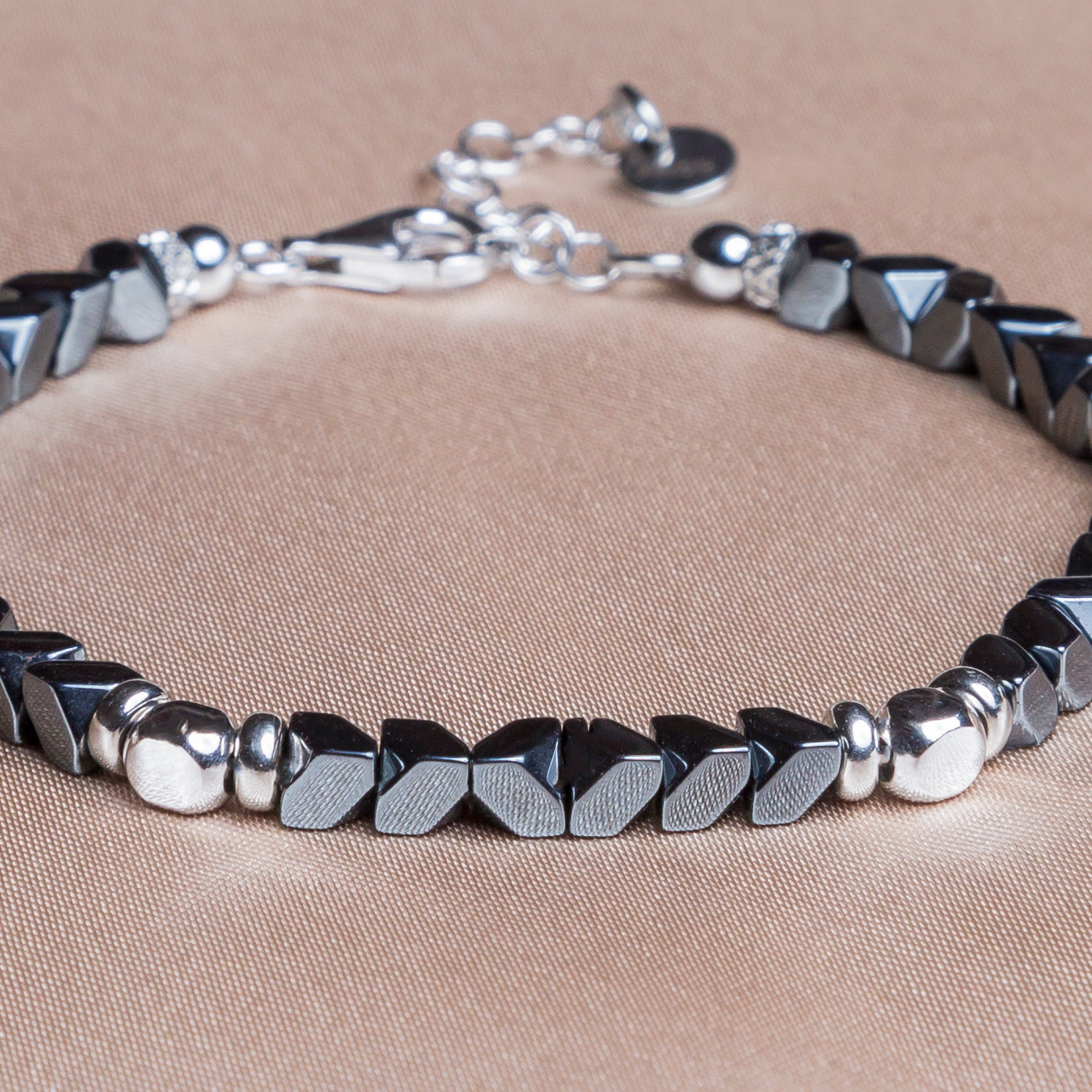 Bracciale Senatore | Argento 925 & Ematite