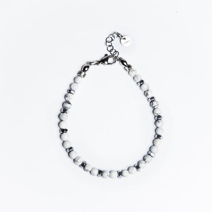 Bracciale Silenzio in Aulite bianca | donna