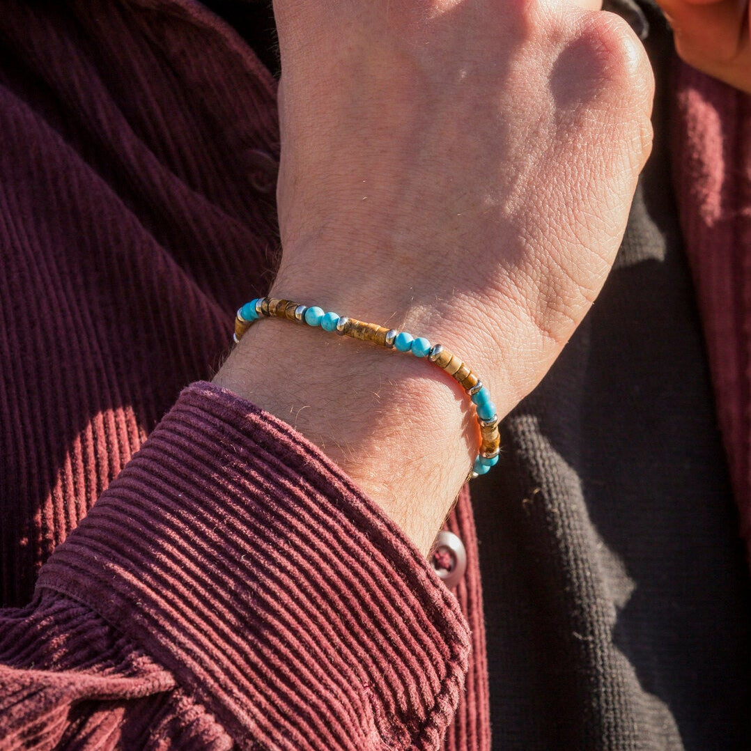 Bracciale Maratea in aulite e diaspro | 4mm