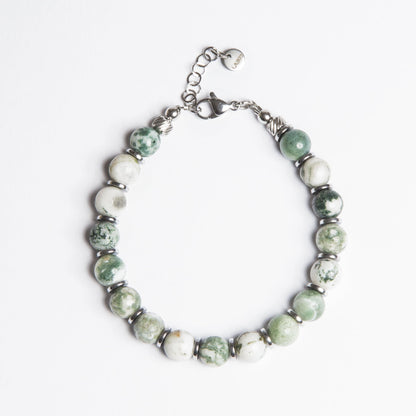 Bracciale Maestrale in Agata Muschiata