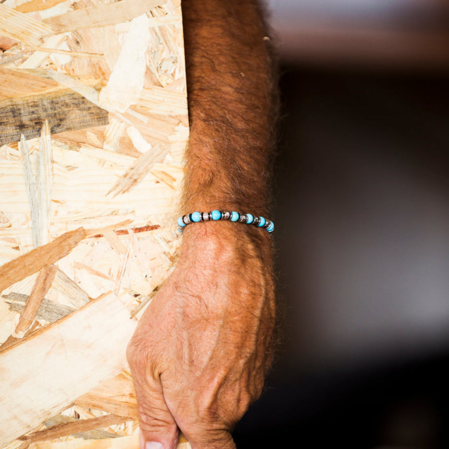 Bracciale Eterna in Howlite turchese