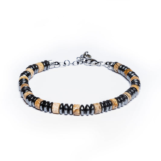 Bracciale Cadin in Jasper Australiano ed ematite