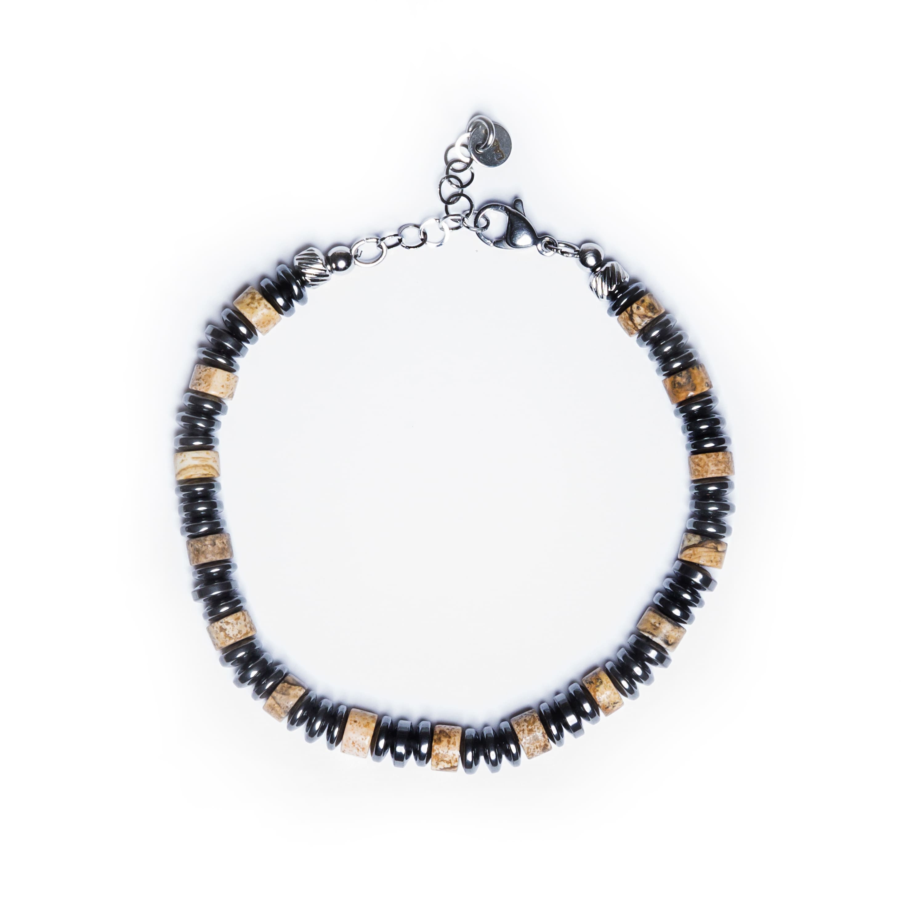 Bracciale Cadin in Jasper Australiano ed ematite