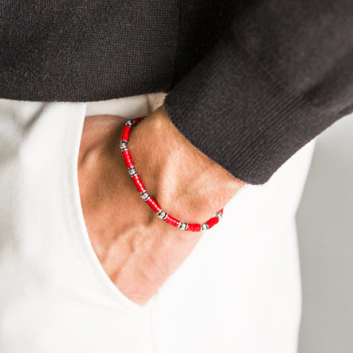 Bracciale Aria in agata rossa