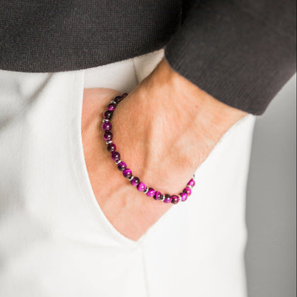 Armband Signoria aus Tigerauge | 6mm