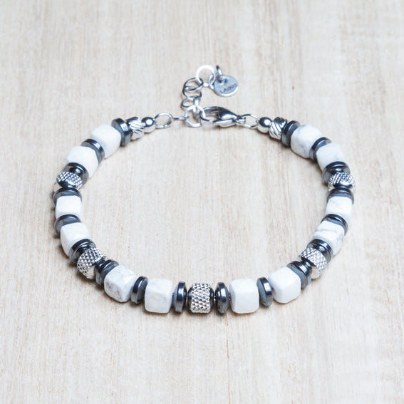 Bracciale Hermé in aulite bianca